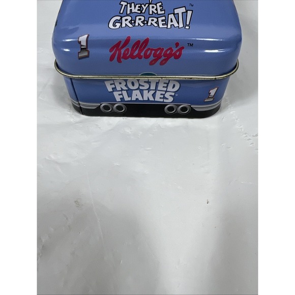 Kellogg's Frosted Flakes Car Tin 1998‎ Tony The Tiger Racing Container Kellog - Picture 8 of 16